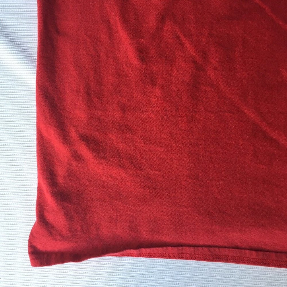 Cleveland Indians T Shirt Mens Large MLB Baseball Red Short Sleeve Adult Genuine - Picture 4 of 12